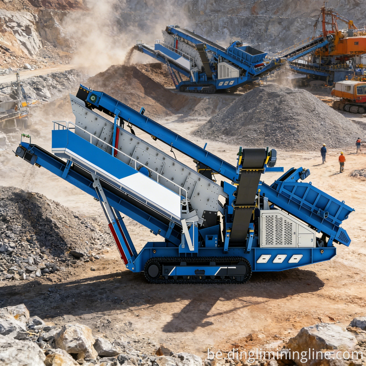 Mobile Tracked Screener Unit